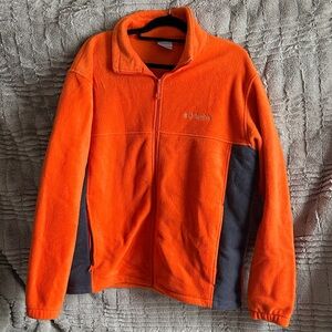 Columbia Vibrant Orange and Charcoal Jacket
